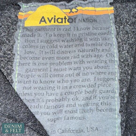 Aviator Nation Rainbow Velvet Stripe Ninja Hoodie Sz XS w/ Thumb Holes | RARE!! - Picture 13 of 15